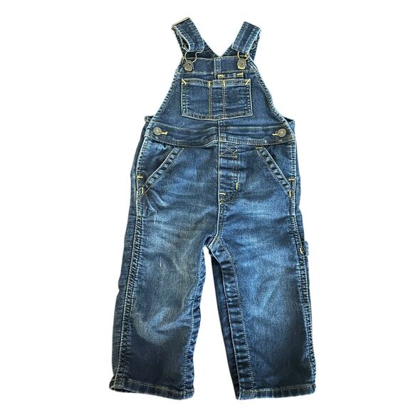 Gap Baby Jeans Overalls - Size 12- 18 months - Preowned - Picture 2 of 3